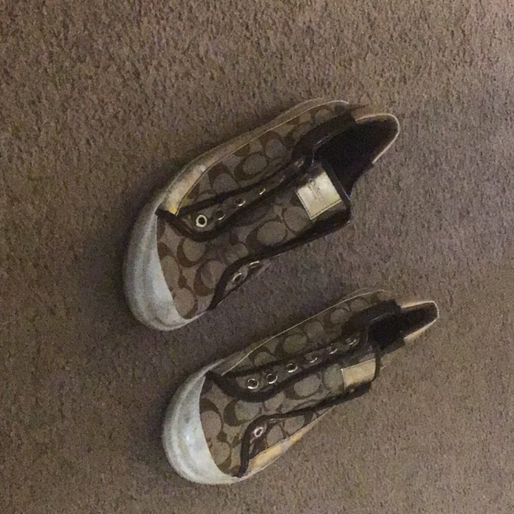 Authentic coach tennis shoes